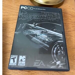 Need for Speed Most Wanted Black Edition PC CD 2005 Set w Manual, missing disc 1